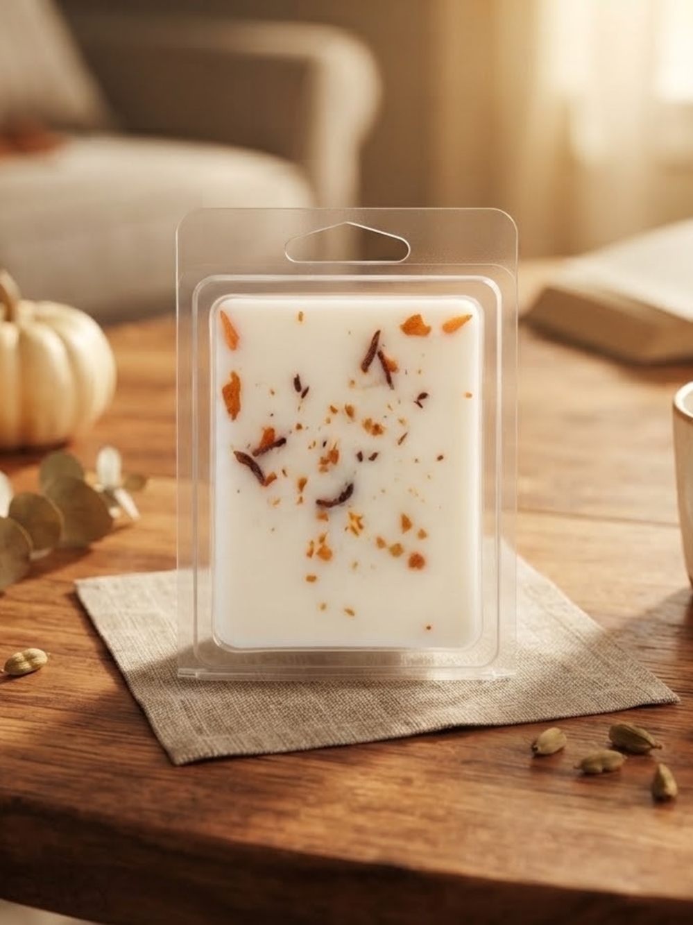 Botanical Pumpkin Spice Wax Melt Clamshell 2.5 Oz